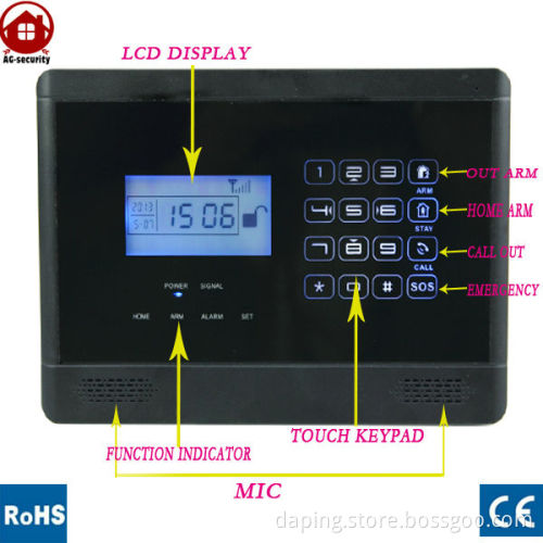 French alarme maison gsm alarm for house with 100 wireless gsm alarm zones